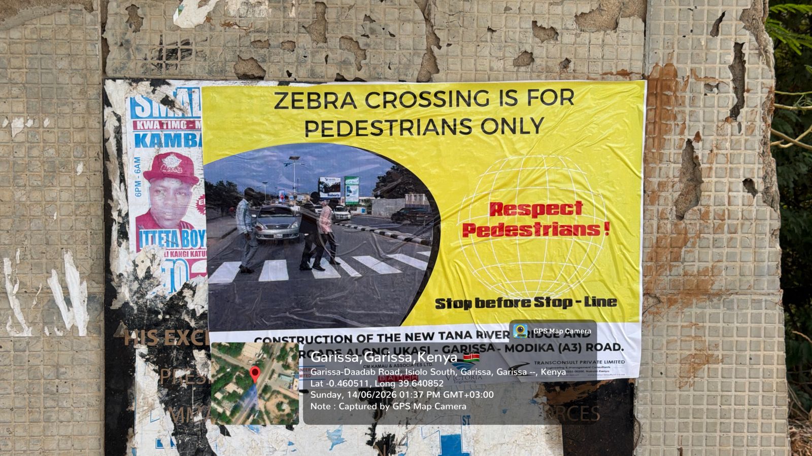 Road safety awareness Tarbaj–Kutulo A3 road